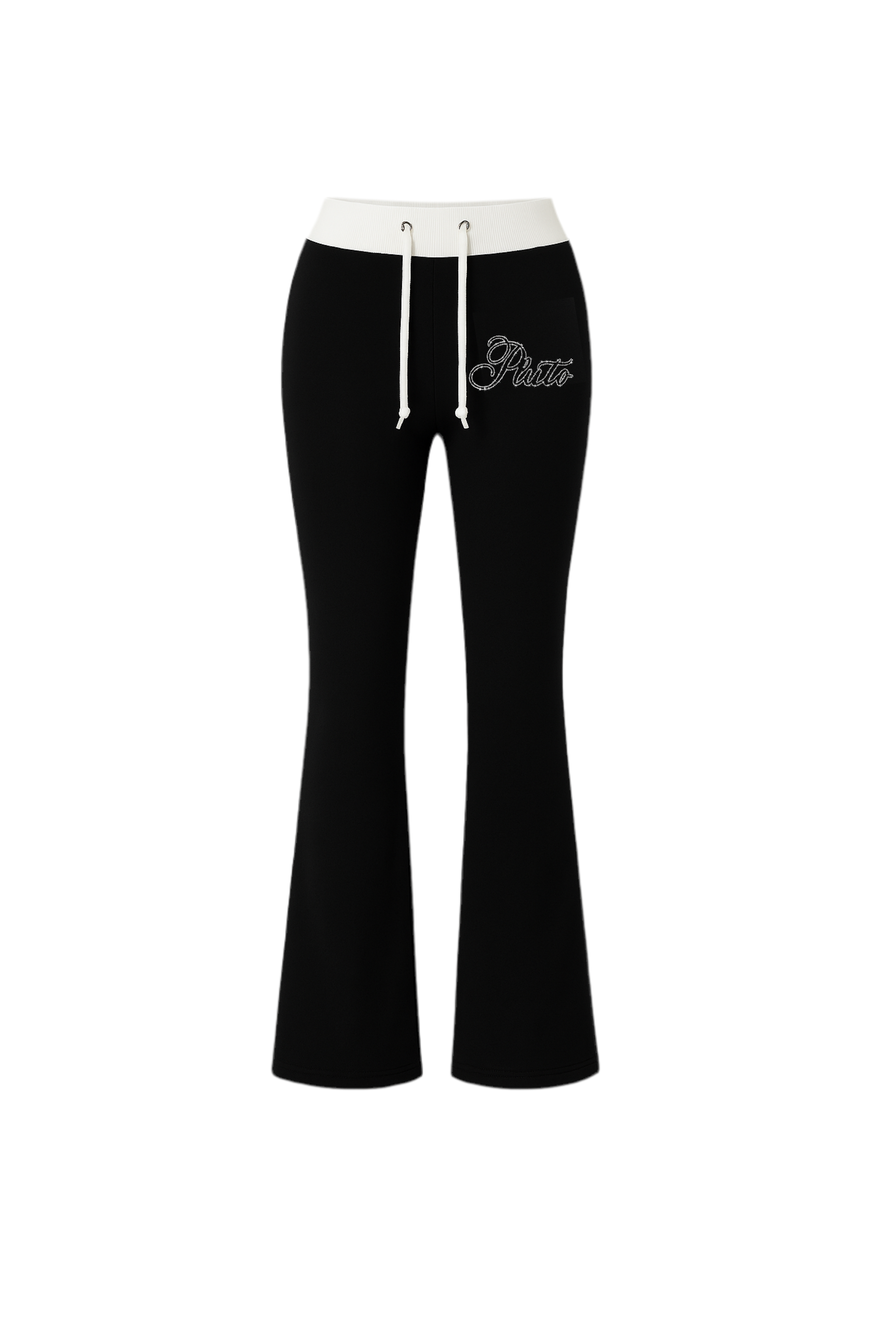 Black VVS flare pants