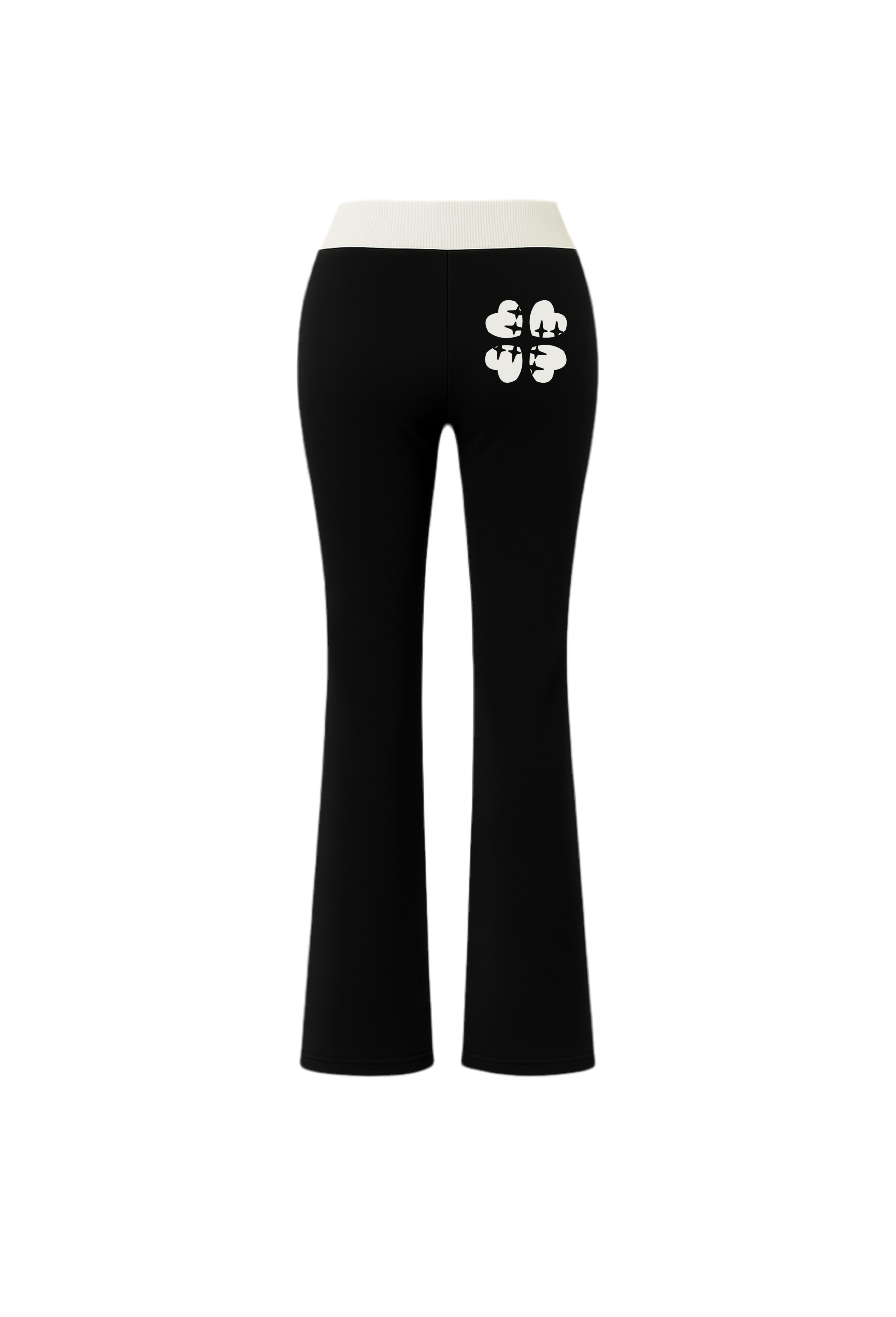 Black VVS flare pants