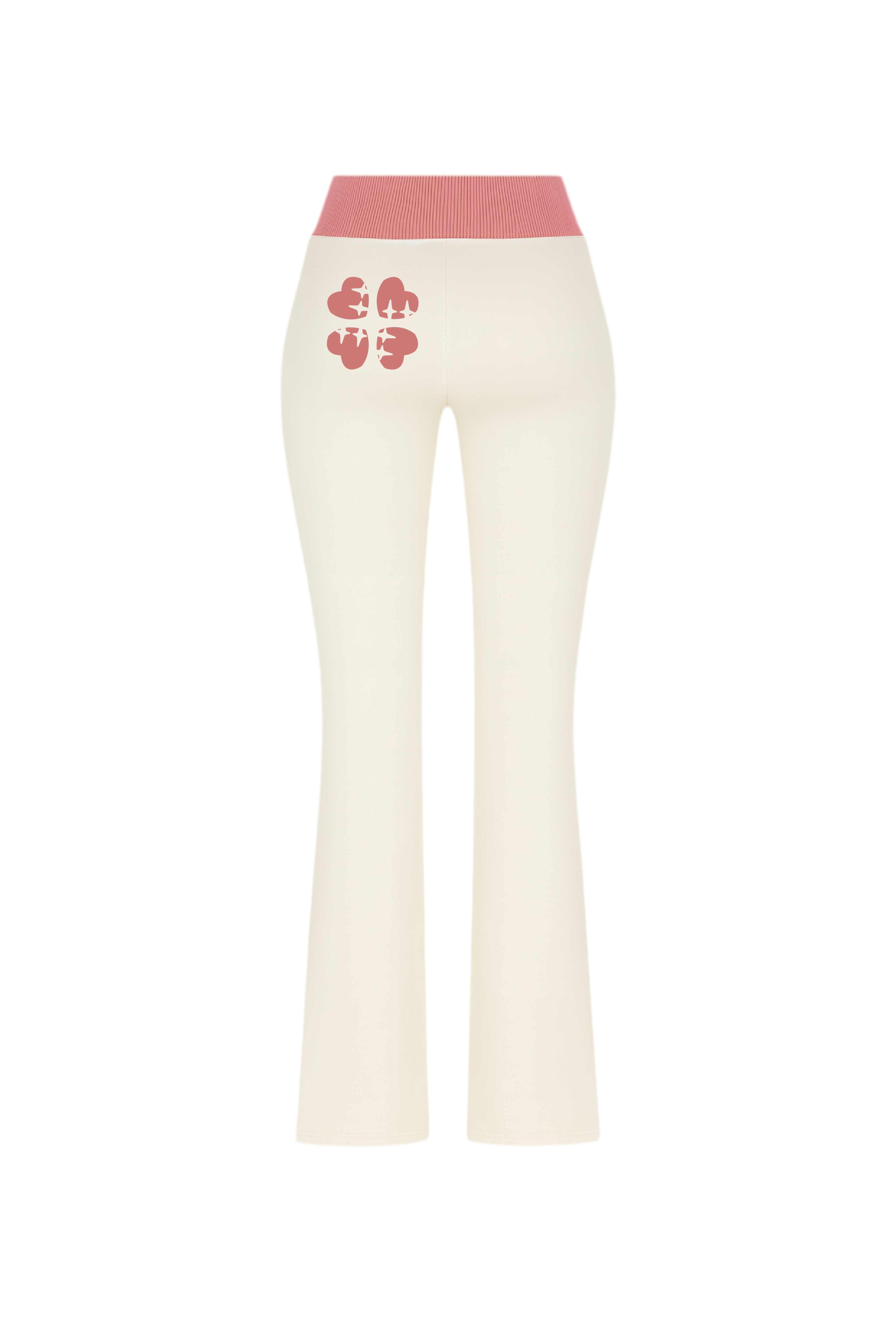 White VVS flare pants
