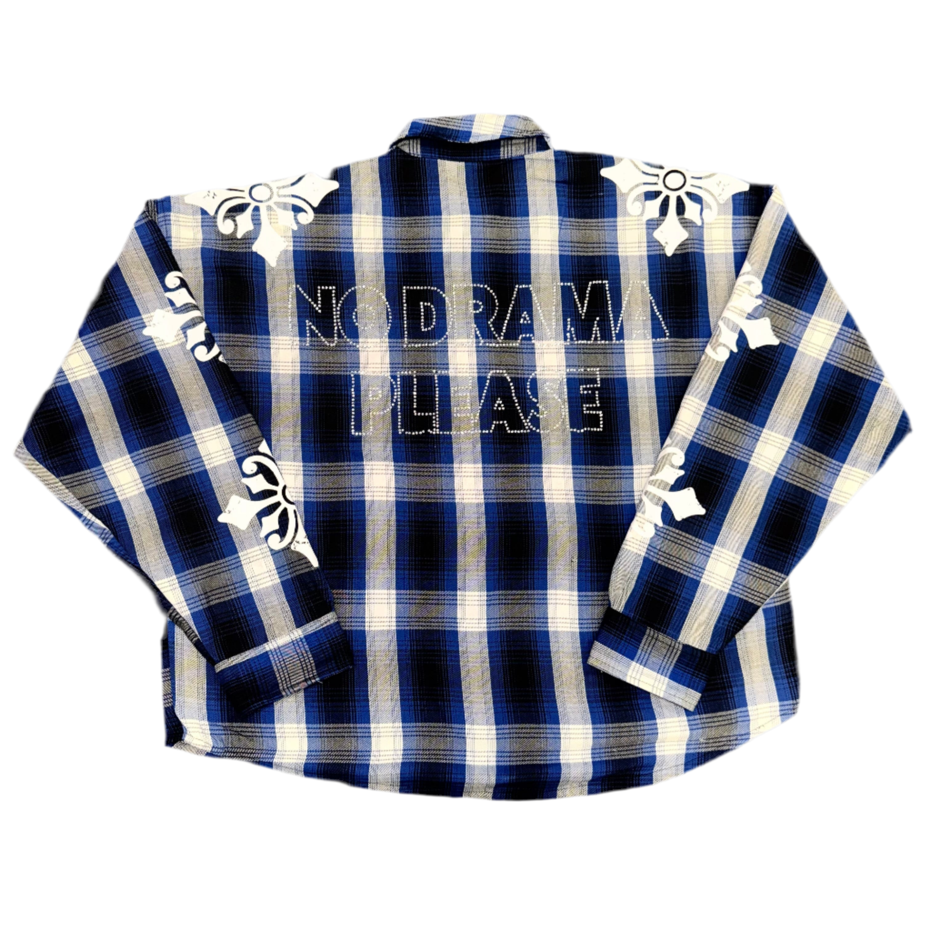 Blue NDP flannel